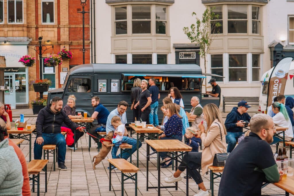 Outside Darlington Marke